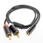Dây chuyển 3.5mm đầu cái ra bông sen rca đực - Ảnh 2