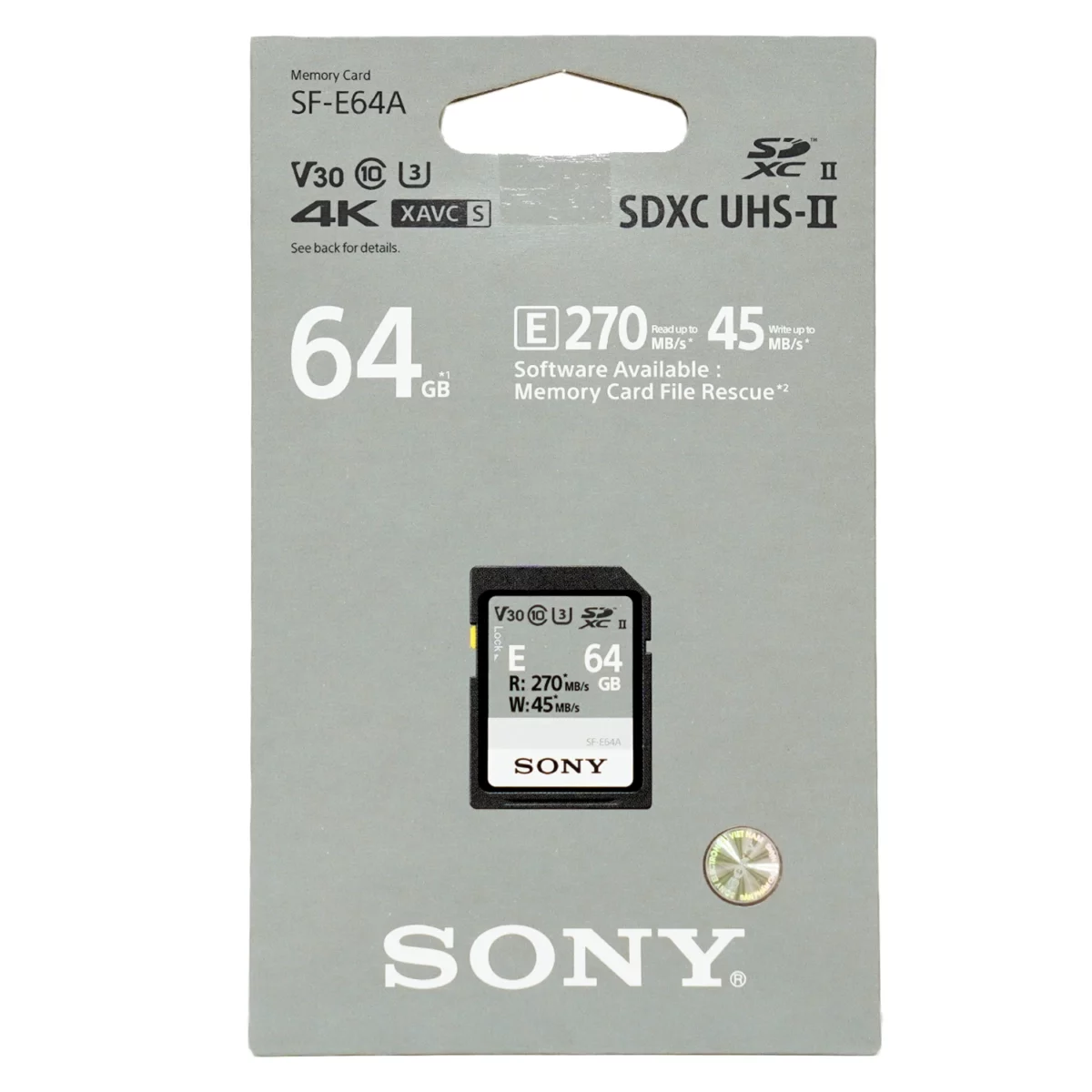 Thẻ Nhớ SDXC Sony 64GB 270Mb/70Mb - Ảnh 1