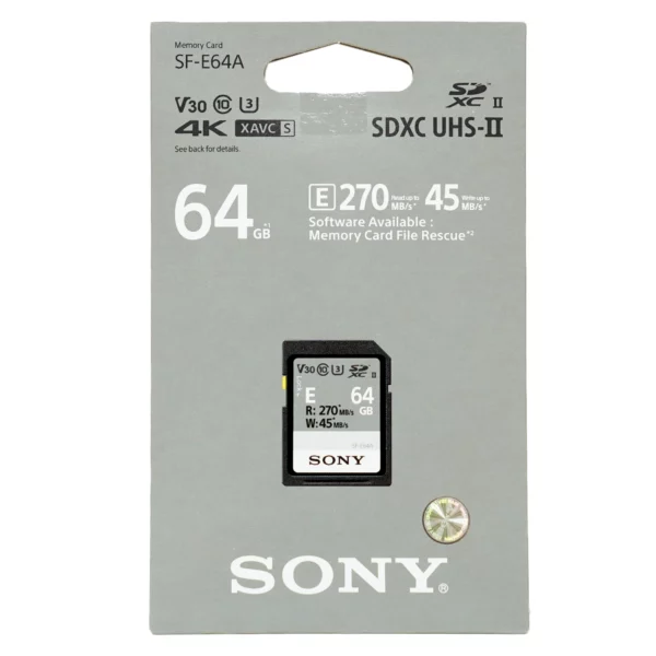 Thẻ Nhớ SDXC Sony 64GB 270Mb/70Mb