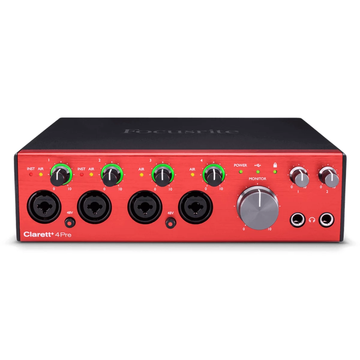 Sound card thu âm Focusrite Clarett+ 4Pre USB-C - Ảnh 1