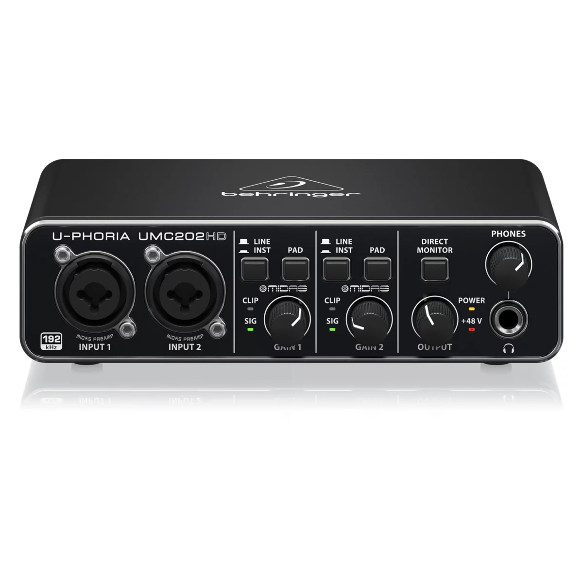 Sound card Behringer umc202hd Thu Âm - Ảnh 1
