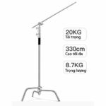 Bộ chân đèn và tay boom inox - Giải pháp cho việc sử dụng đèn studio - Ảnh 2