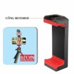 Kẹp điện thoại lên tripod tích hợp hotshoe Manbily - Ảnh 2