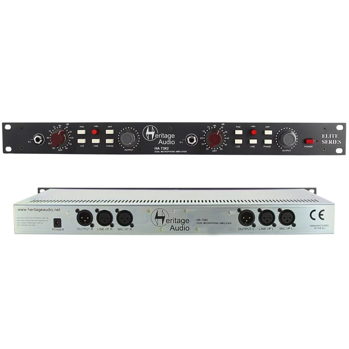 Mic Preamp Heritage Audio HA73X2 Elite - Dual Channel - Ảnh 1