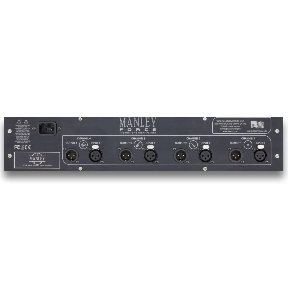 Mic Preamp Manley FORCE Four Channel Chính Hãng - Ảnh 2