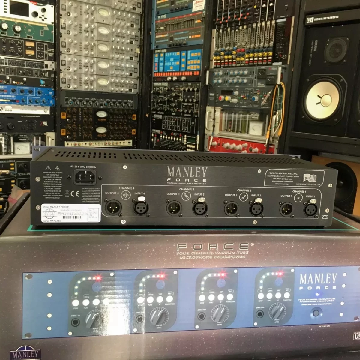 Mic Preamp Manley FORCE Four Channel Chính Hãng - Ảnh 3