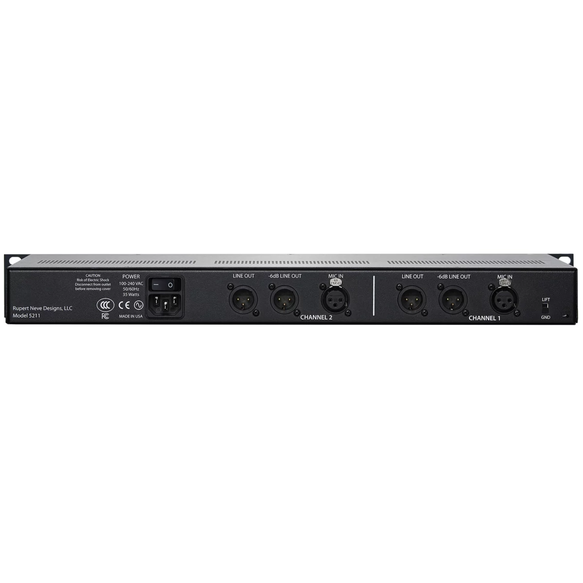 Mic Preamp Rupert Neve Designs 5211 2-channel - Ảnh 4