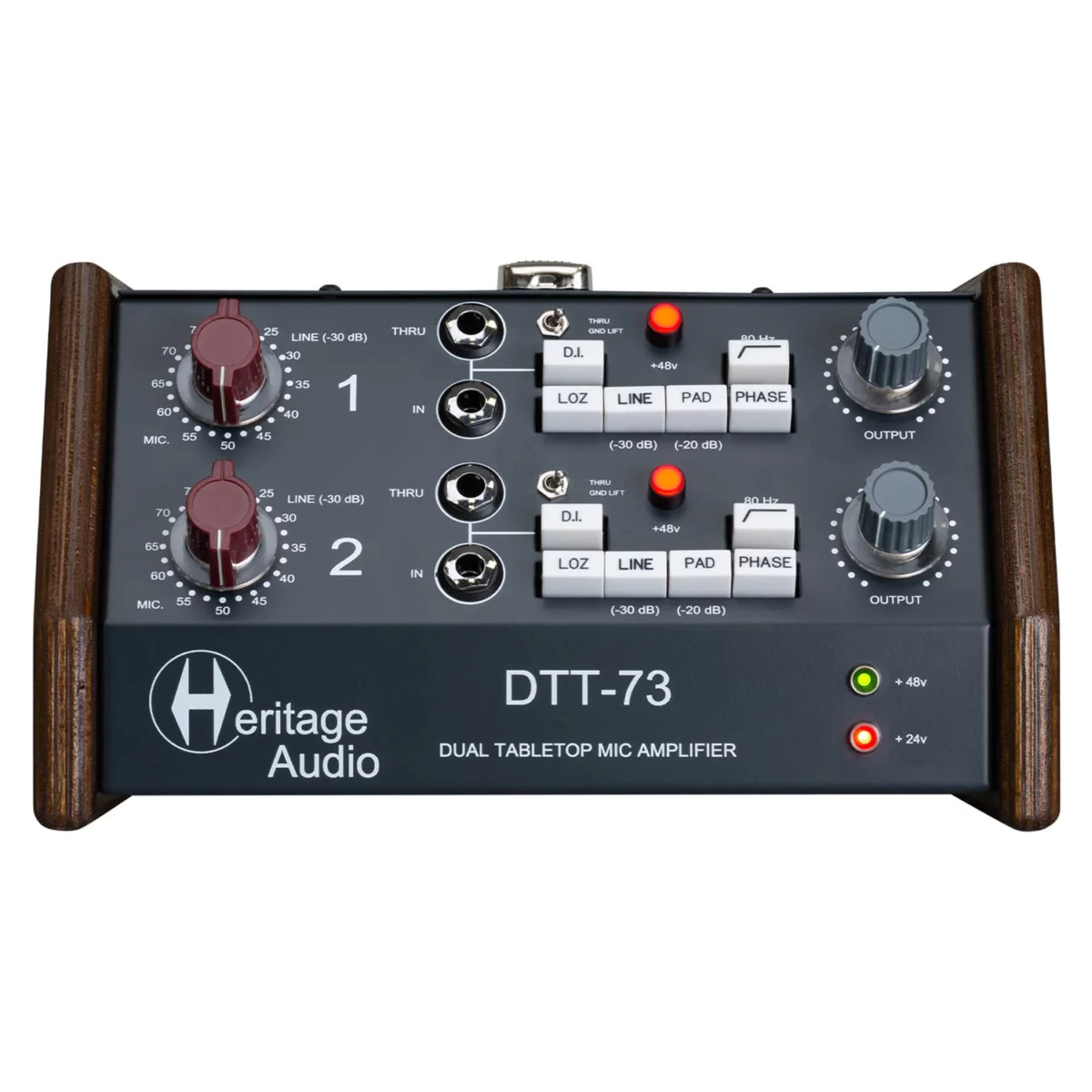 Mic Preamp Heritage Audio DTT-73 Dual Tabletop - Ảnh 1