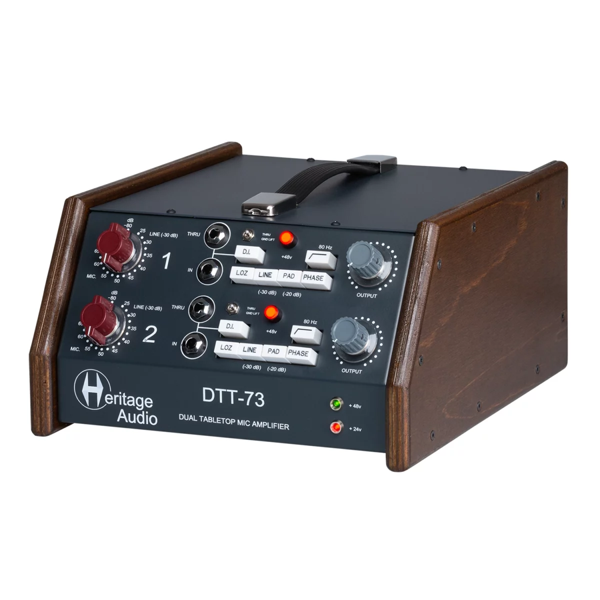 Mic Preamp Heritage Audio DTT-73 Dual Tabletop - Ảnh 3