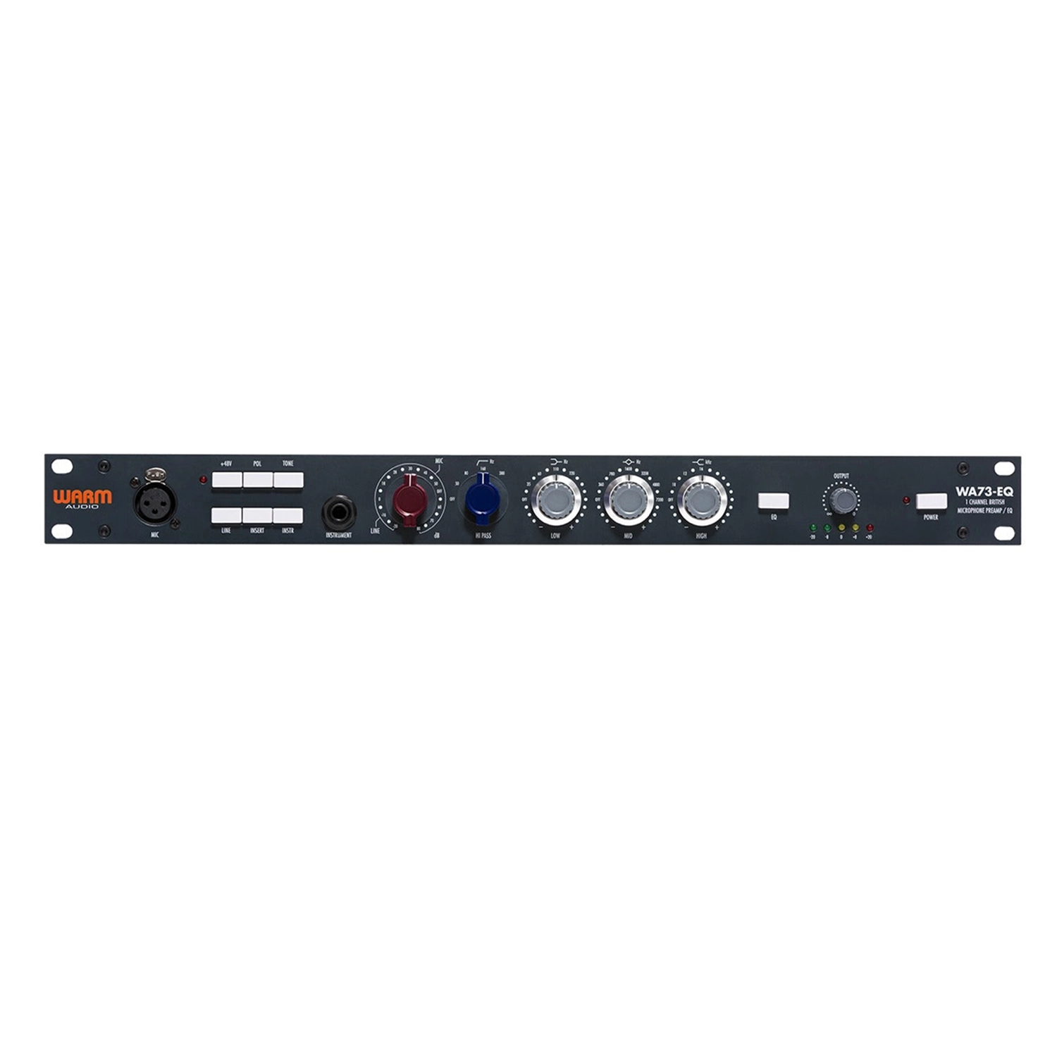 Warm Audio WA73-EQ mat sau Warm Audio WA73-EQ Single-Channel British Mic Pre & EQ - Ảnh 1