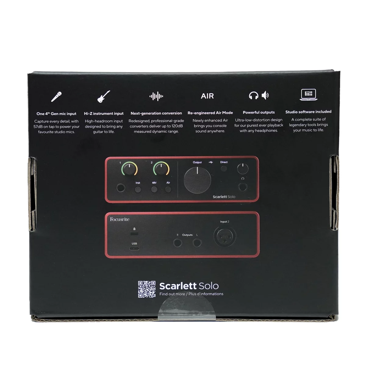 Sound Card Focusrite Scarlett Solo Gen 4 Chính Hãng Bh 36 Tháng - Ảnh 4