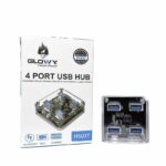 Bộ Hub Chia USB 3.0 - 4 cổng trong suốt - Ảnh 2