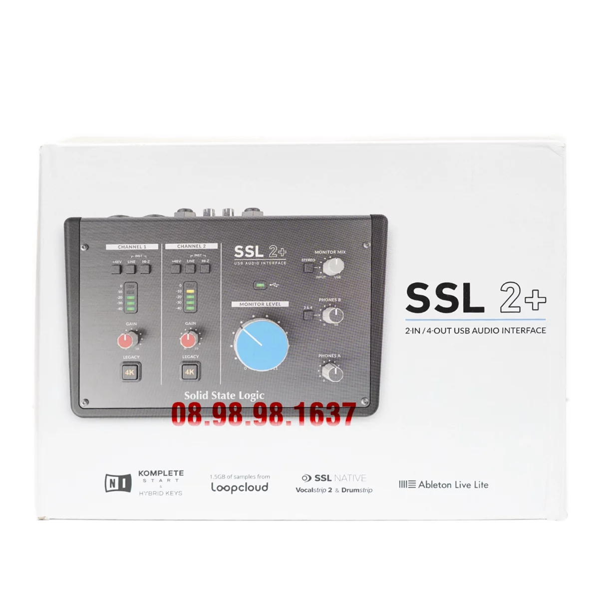 Sound Card Solid State Logic SSL 2+ Chính Hãng - Ảnh 2