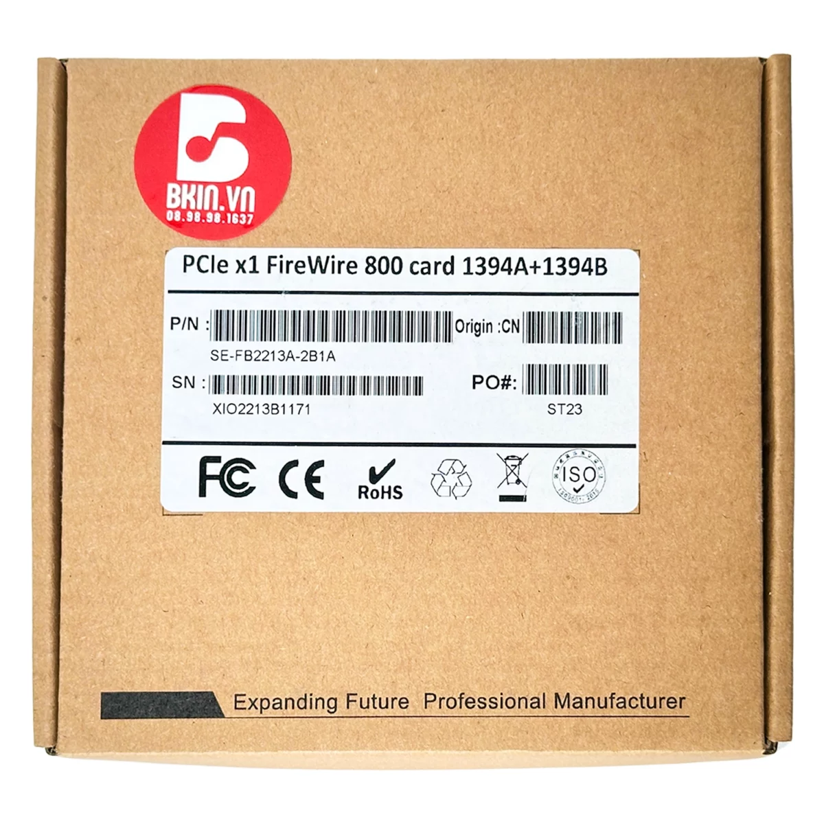 Card PCIe to 1394A, 2 cổng 1394B Firewire 800 - Ảnh 1