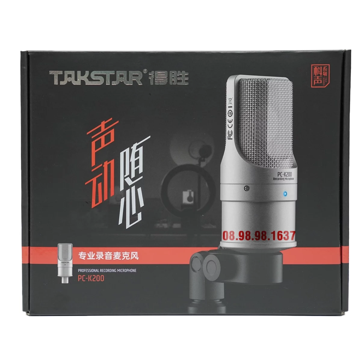Micro thu âm Takstar PC K200 (2nd Gen) Mẫu Mới 2024 - Ảnh 2