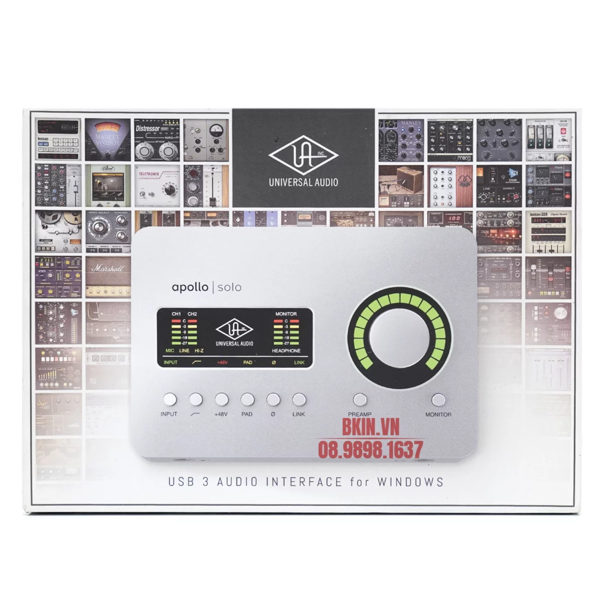 Sound card UAD Universal Audio Apollo Solo He - USB - Ảnh 2