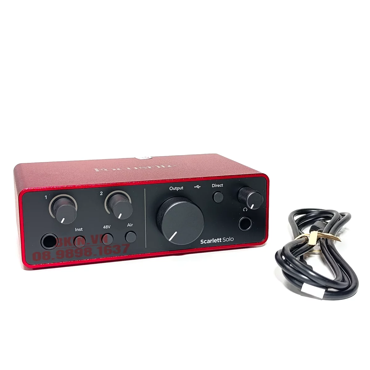 Sound Card Focusrite Scarlett Solo Gen 4 Chính Hãng Bh 36 Tháng - Ảnh 1