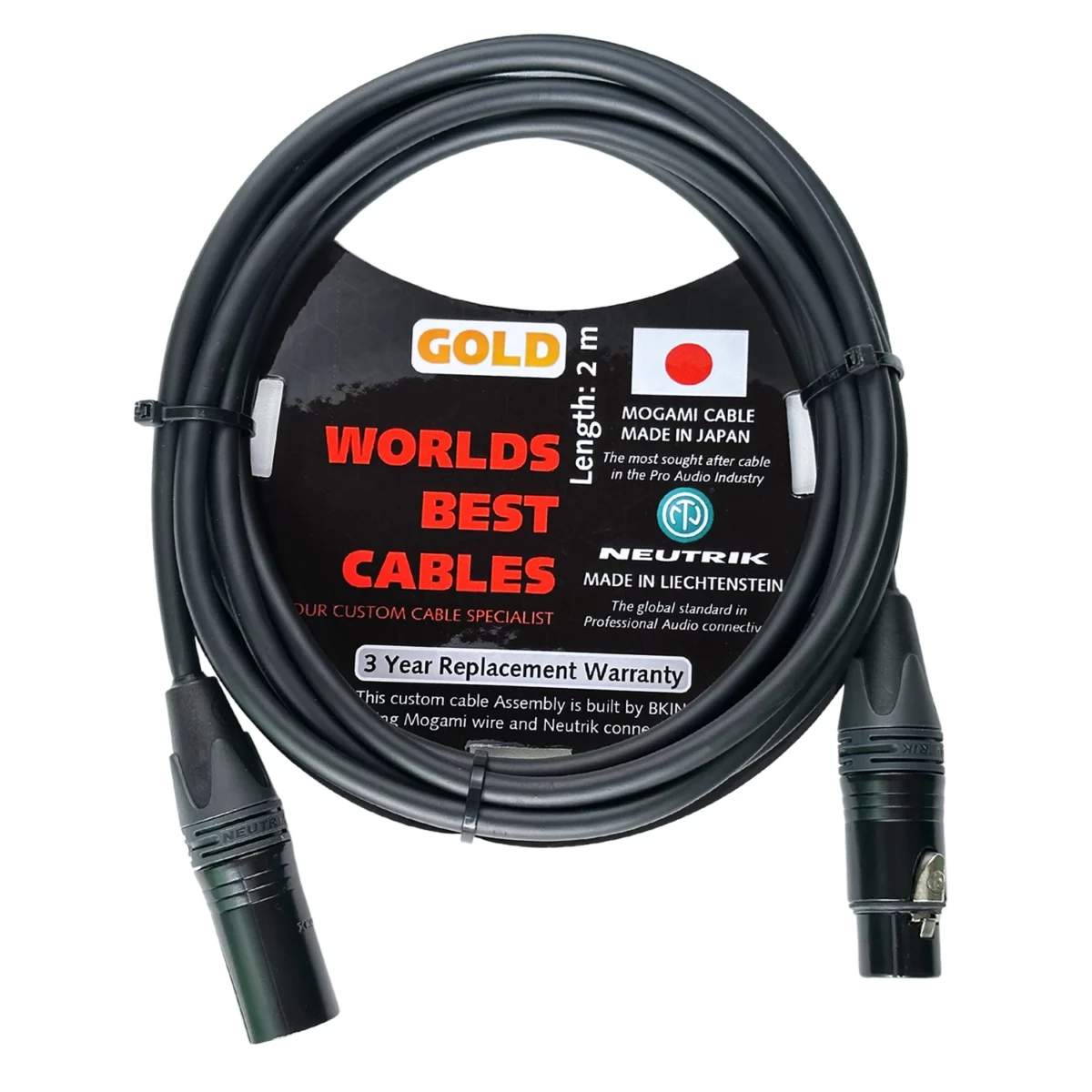 Dây Tín Hiệu Mogami 2534 XLR to XLR 2 mét - Ảnh 1