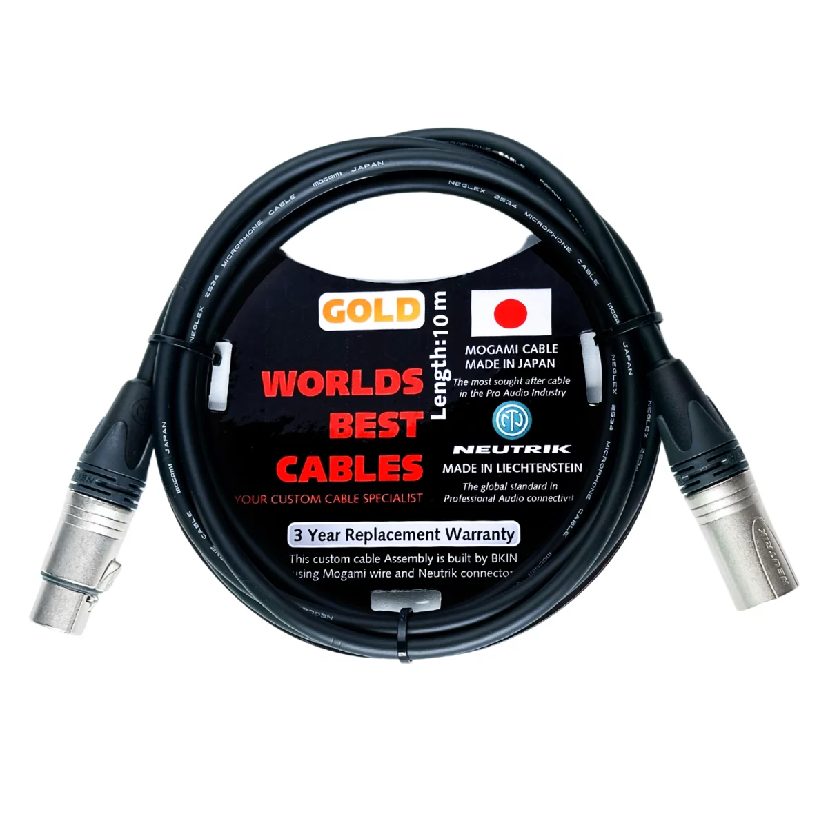 Dây Cáp Micro Mogami 2534 Neutrik XLR-XLR 10 Mét - Ảnh 1