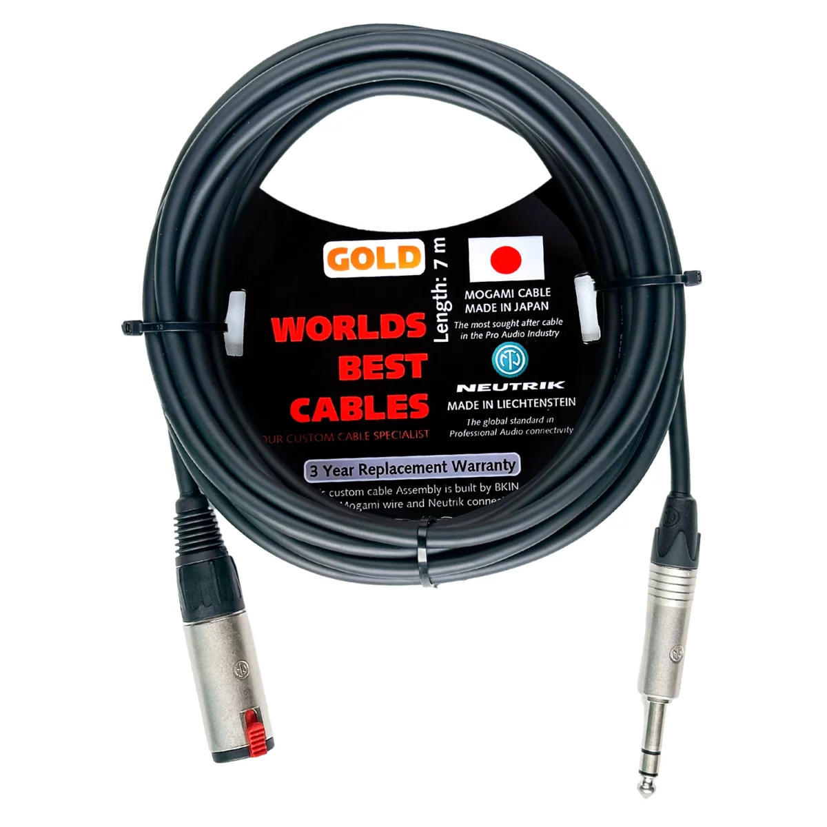 Dây Nối Dài Tai Nghe Mogami đầu Neutrik - 7 mét Cao Cấp - Ảnh 1