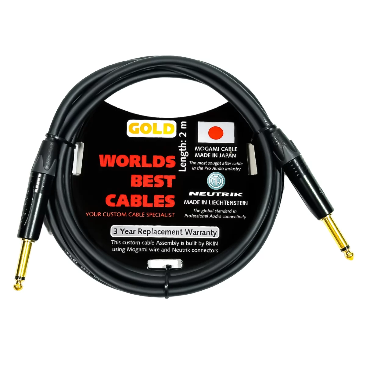 Dây Mogami Neutrik 6ly ra 6ly mono Cao Cấp 2/3/5/7/10 - Ảnh 1