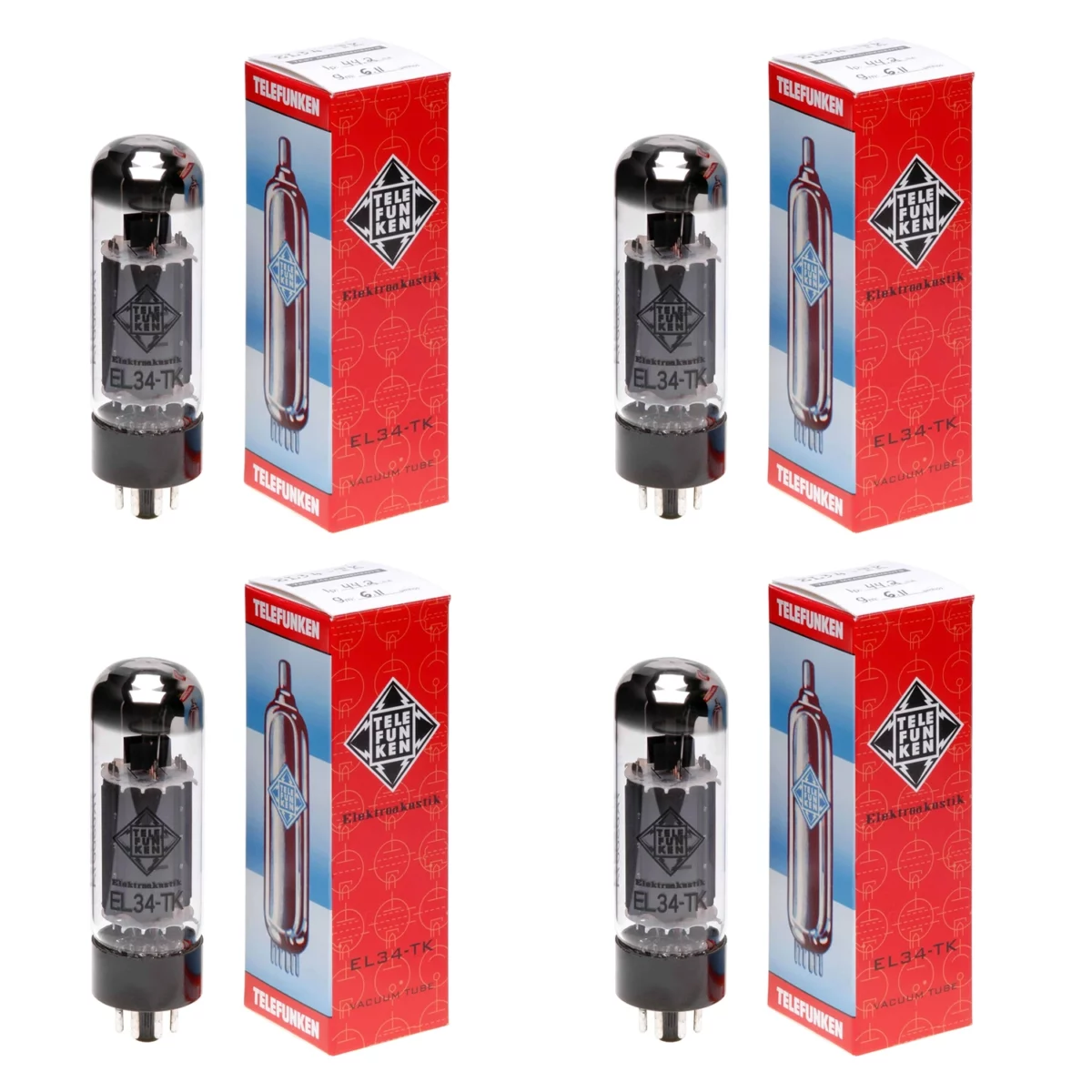 Bóng Tube EL34-TK Vacuum Tube Matched Quad - Ảnh 1