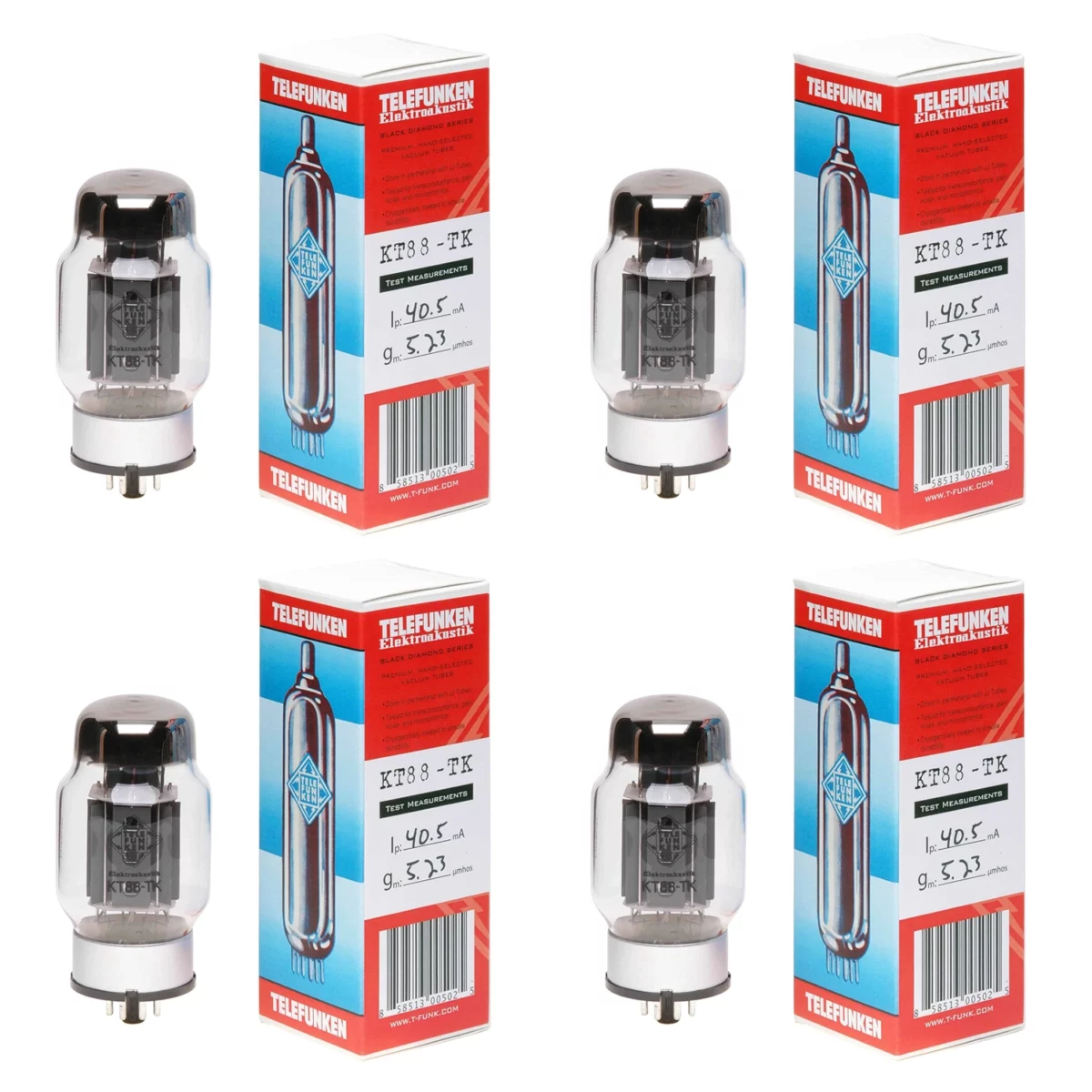 Bóng Tube KT88-TK Matehed Quad Vacuum Telefunken - Ảnh 1