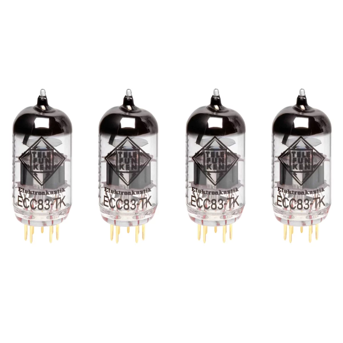 Bóng Tube 12Ax7 ECC83-TK Matched Quad Telefunken - Ảnh 2